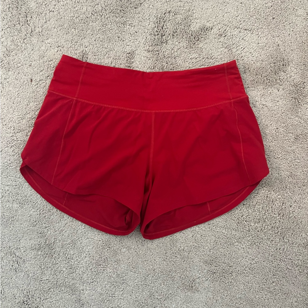 lululemon speed up short - 4 inch inseam, mid-rise